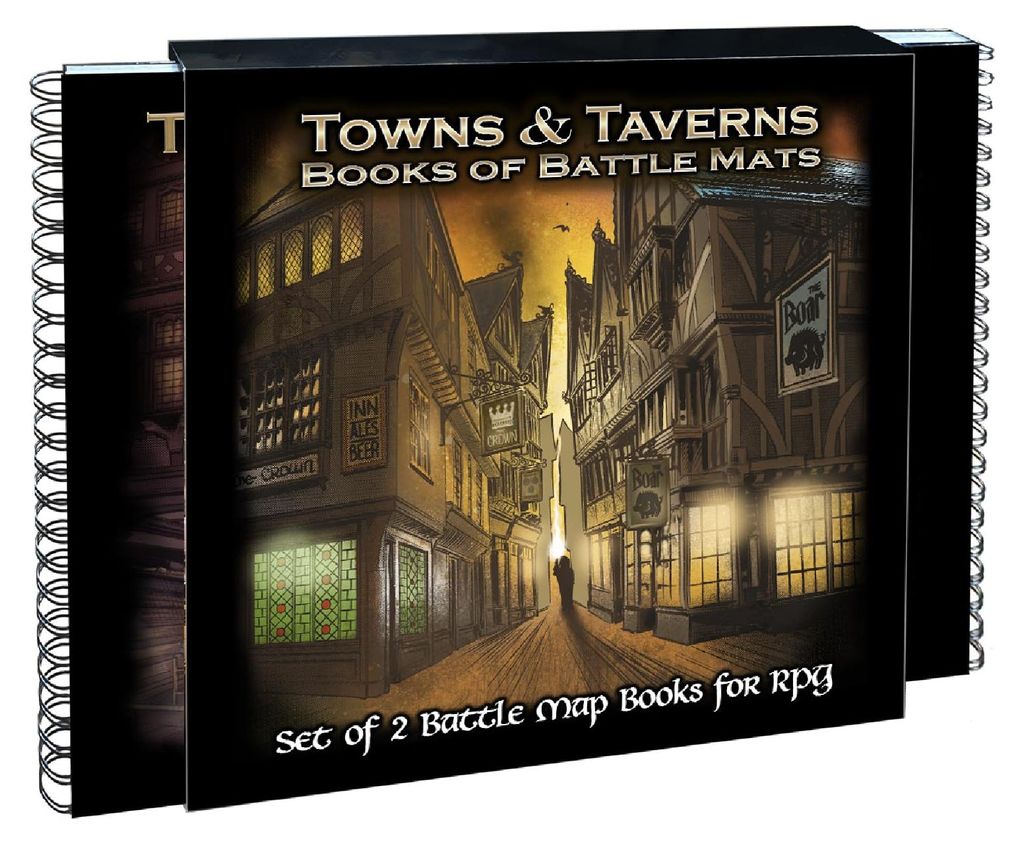 Loke Battlemats Città e Taverne Libri di Battle Mats - Immagine del prodotto 