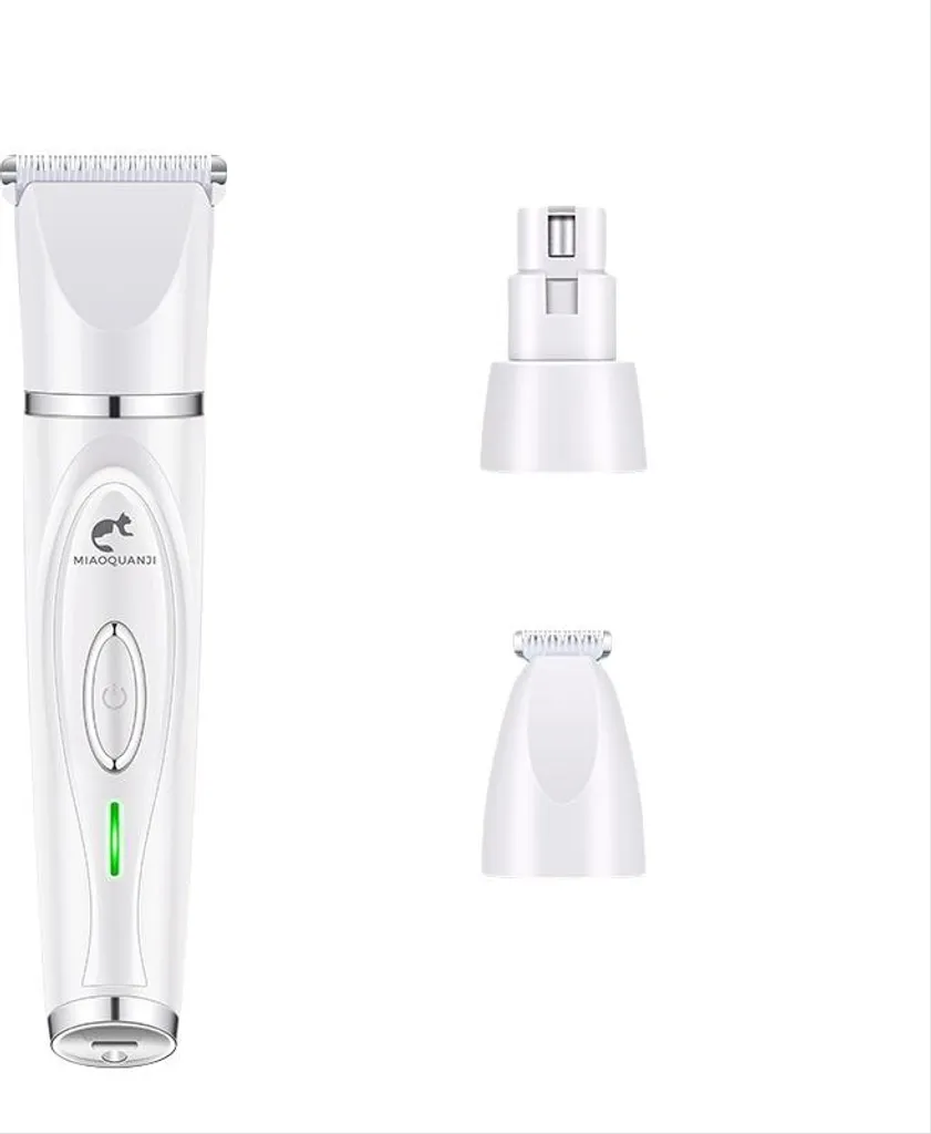 Kit Anti-Stress Toilettage 3 en 1 : Tondeuse et Lime Ongles Silencieuse