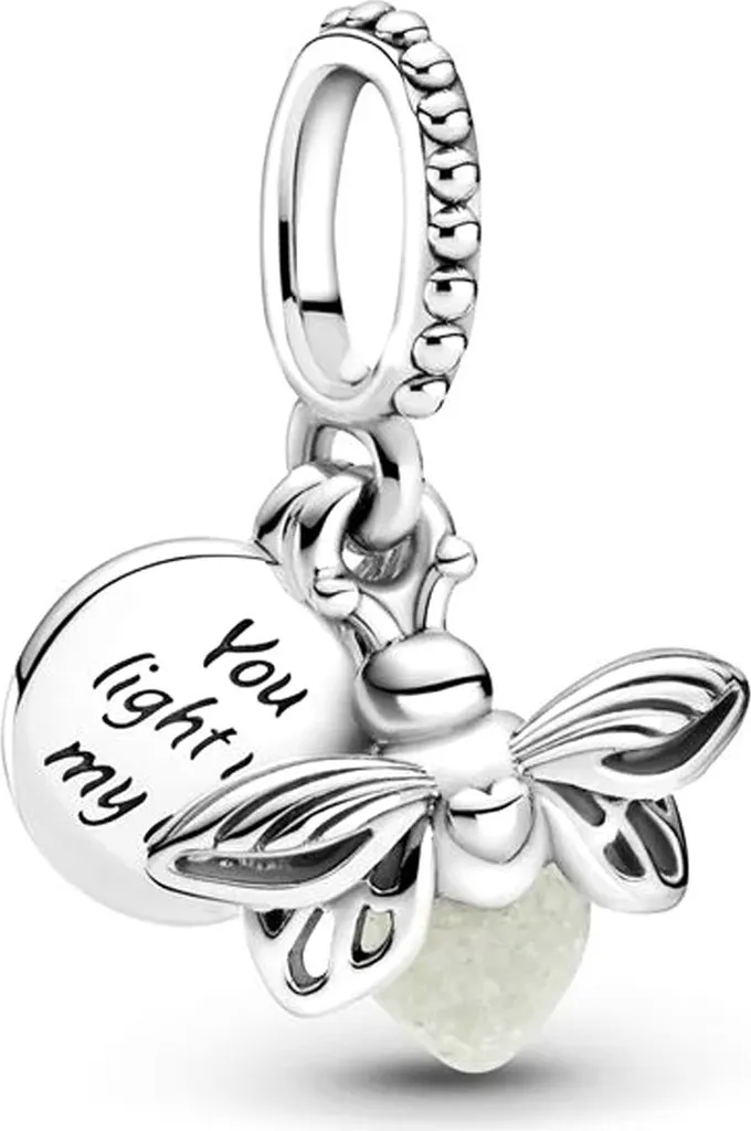 Pendentif Pandora Luciole 799352C01 avec Finition Émail Luminescente