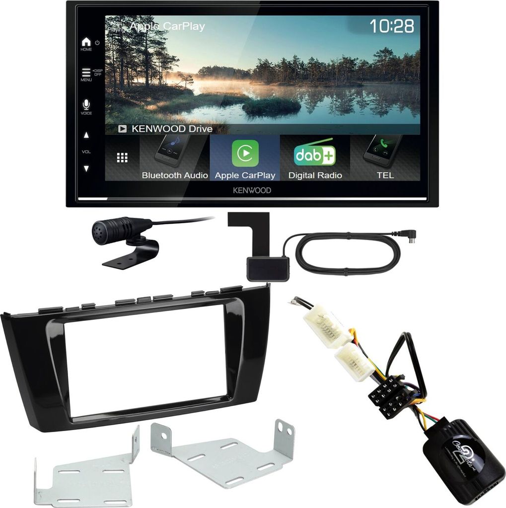 Kenwood DMX7722DABS Android Auto CarPlay Einbauset für Mitsubishi Space Star