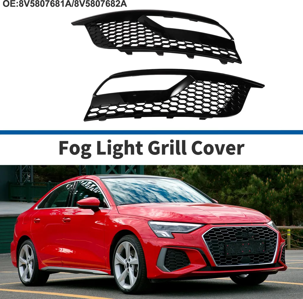 Kit Rénovation Grilles Antibrouillard Audi A3 2013 à 2016 Gauche Droit