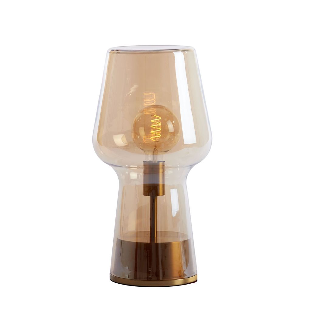 Light & Living - Tischleuchte Tonga - Orange - Ø17cm Produktbild 