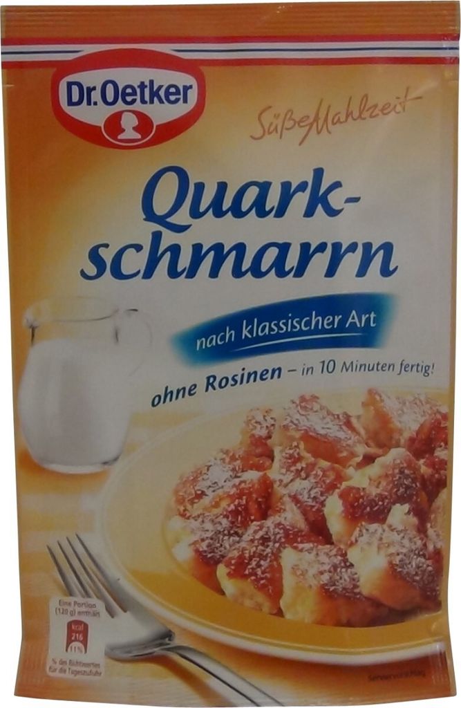Dr. Oetker Süße Mahlzeit Quarkschmarrn Produktbild 