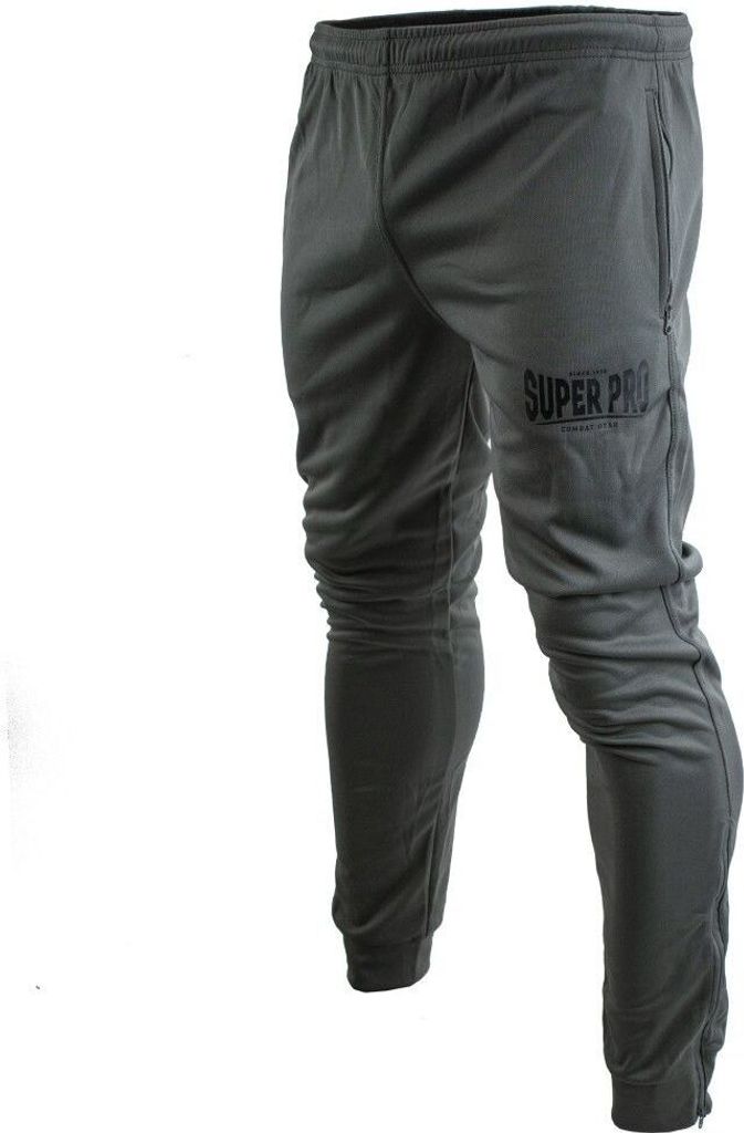 Super Pro Trainingshose Grau/Schwarz-M