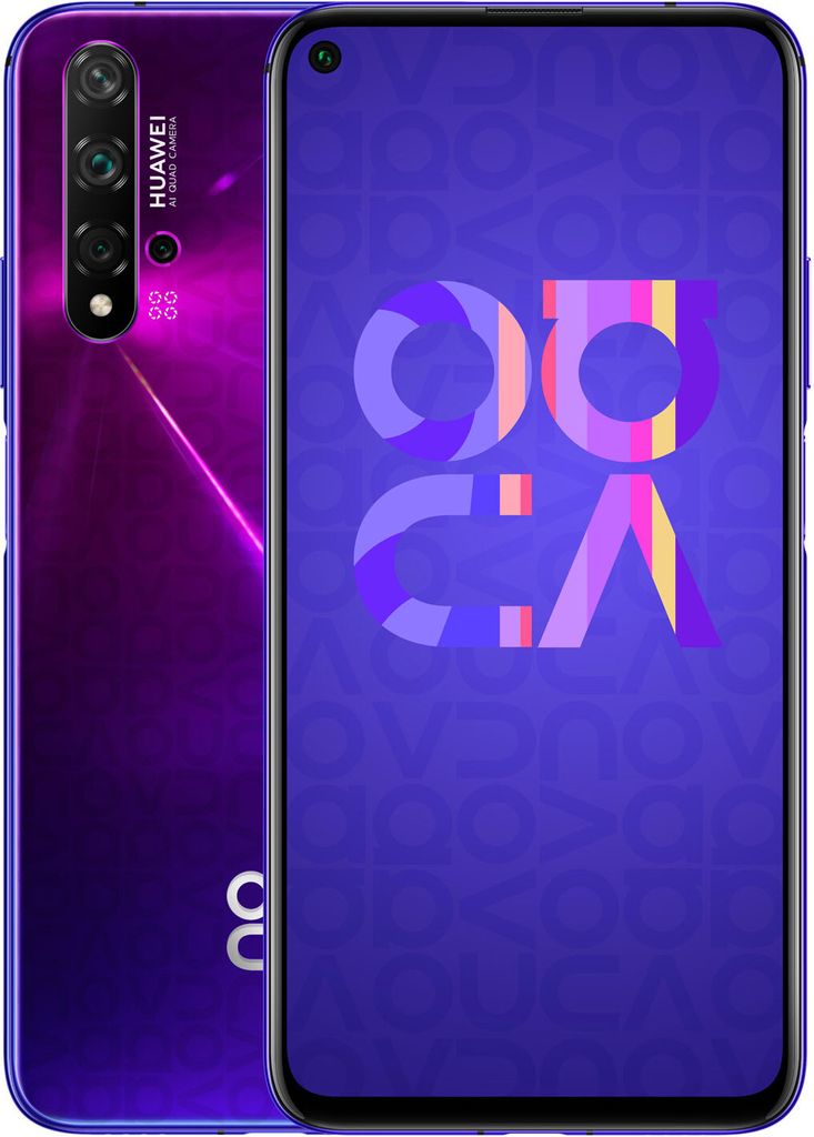HUAWEI Nova 5T Smartphone 6GB RAM 128GB 5 Kameras IA Lila 6,26" Dual-SIM