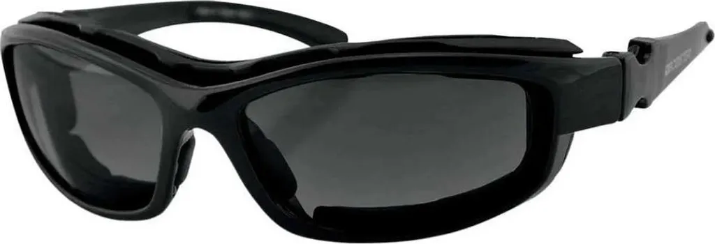Bobster Road Hog II Lunettes Moto avec 4 Verres Interchangeables Noir