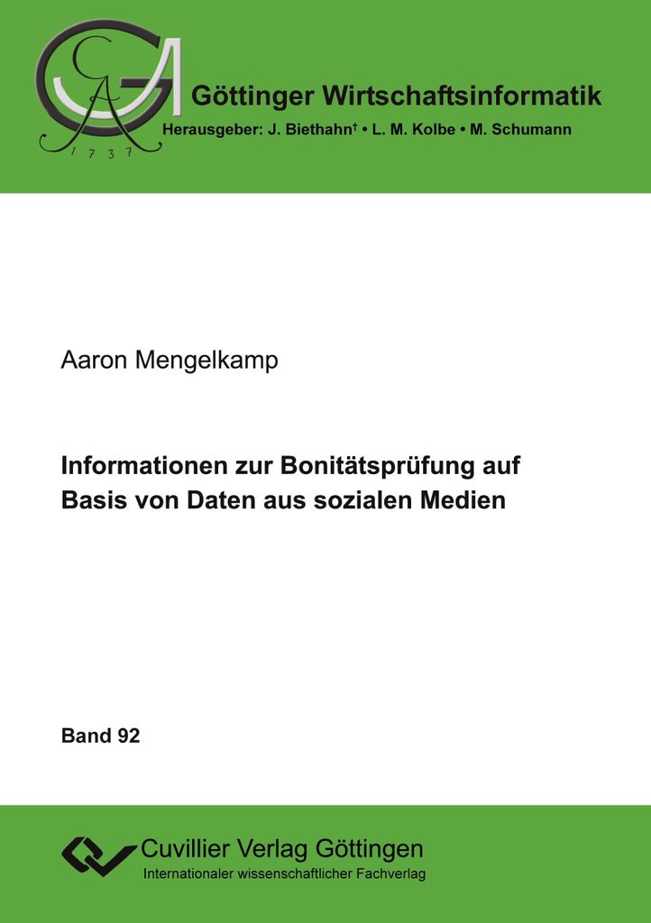 Informationen zur Bonitätsprüfung auf Basis von Daten aus sozialen Medien