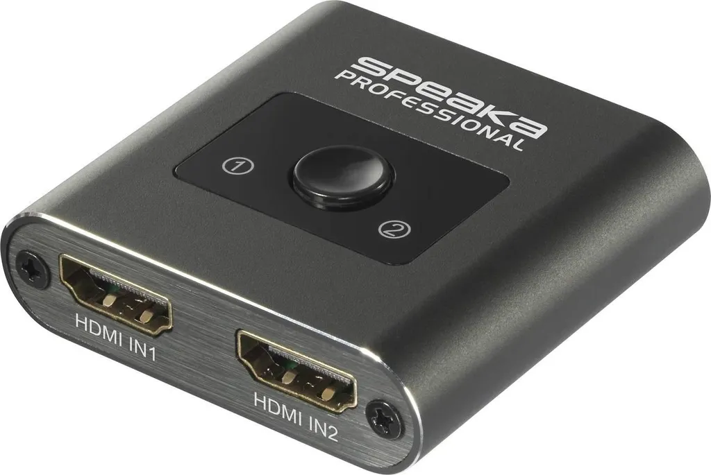 Commutateur HDMI 2 Sources pour TV 8K SpeaKa SP-HSW-231 Ultra HD 8K