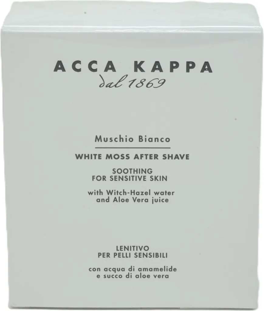 Acca Kappa Mousse Après-Rasage Apaisante au Musc Blanc - 100 ml