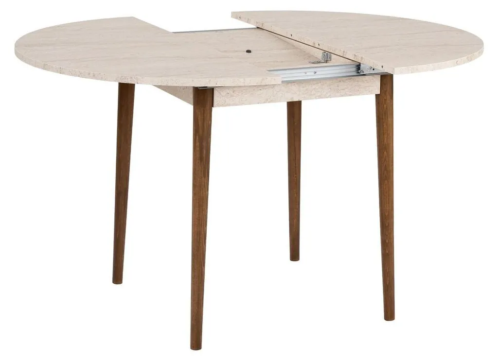 Table ronde extensible 100-131 cm KLARA : la solution petits espaces - 5