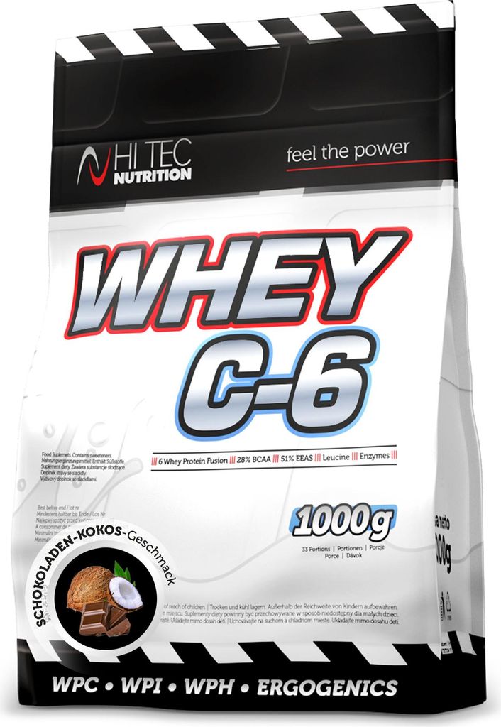 PLWhey C-6 - 1000g - Schoko-Kokosnuss Produktbild 