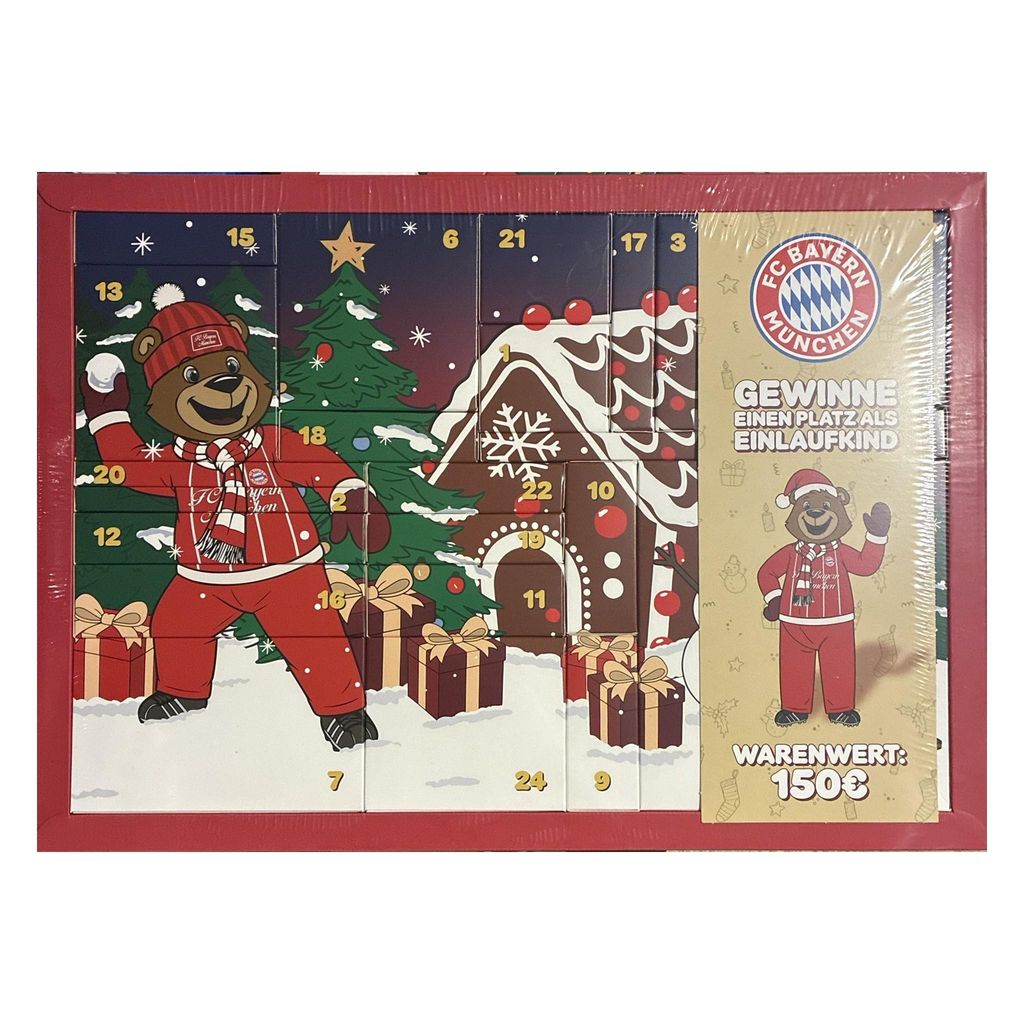 FC Bayern München Kinder Adventskalender 2026 mit 24 Produktbild 