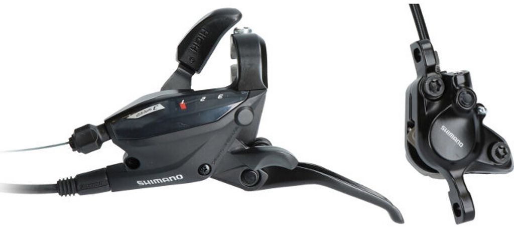 SHIMANO Scheibenbremse EF505/MT200 VR - hydraulisch, vormontiert, 606 g