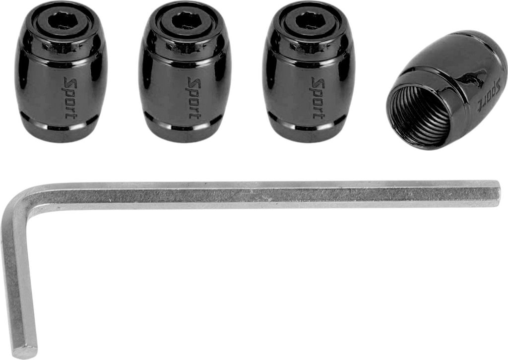 Reifenventilkappen Reifenventil-Staubschutzabdeckungen 8x14mm Stilvolles Messing Titanfarbe 1 Satz