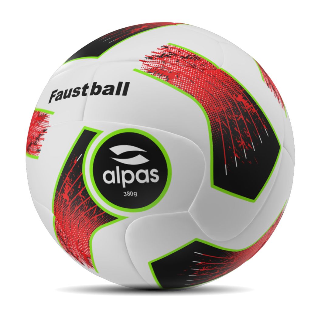 alpas Faustball 380g Wettkampfball - Spielball für Training & Turnier - Outdoor Sportball für Verein, Schule & Freizeit