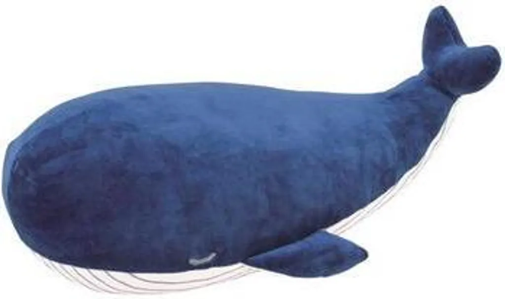 Baleine des Canaries Trousselier 46cm : Peluche XXL en Velours de Soie