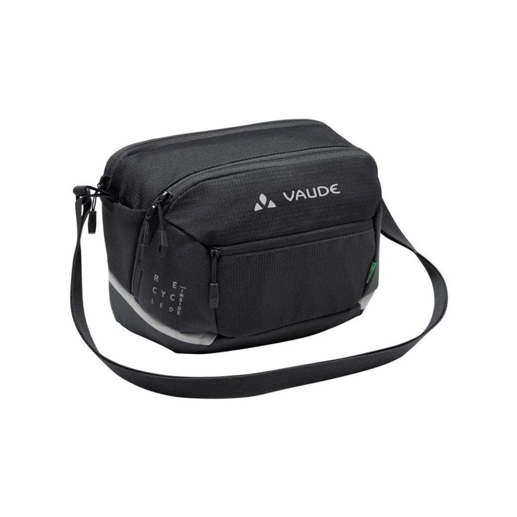 VAUDE 451260100000, Vorderseite, Fahrradtasche, Polyester, Polyurethan, Schwarz, 5 l, 250 mm
