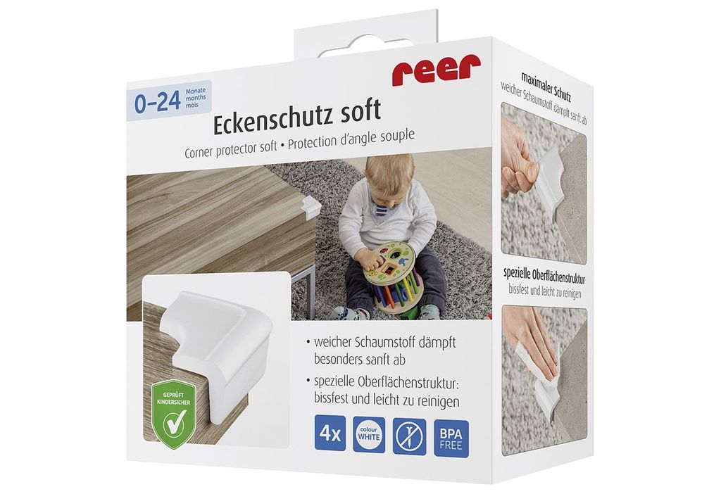reer Protection d'angle Soft, Lot de 4, Protection d'angle, Image du produit 