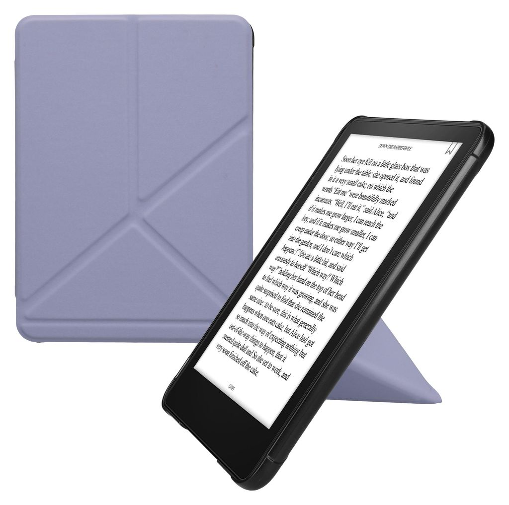 kwmobile Schutzhülle für Amazon Kindle Paperwhite (2024)/Colorsoft Hülle - Kunstleder Case - eReader Klapphülle mit Auto Sleep Funktion - Cover...