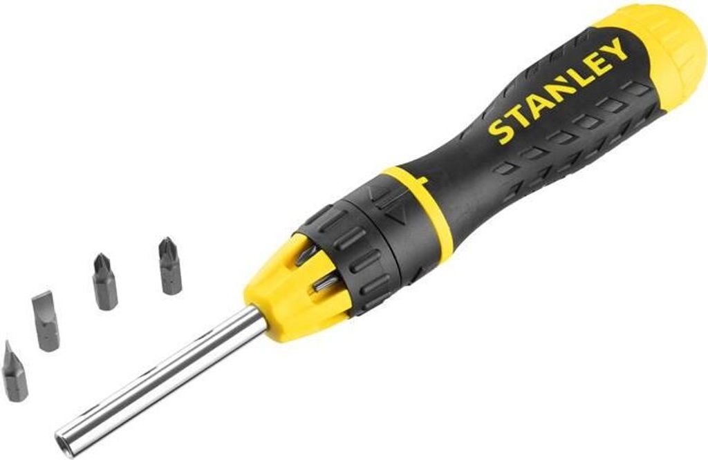 Tournevis à cliquet Stanley Multibit + 10 embouts Image du produit 