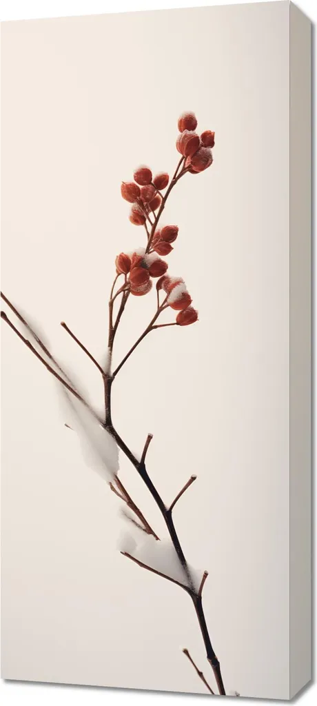 Quadro Paesaggio Invernale 40x90 cm - Arredo Parete Moderno Luxury