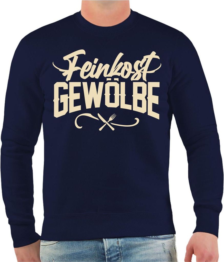 Herren Sweatshirt Feinkostgewölbe