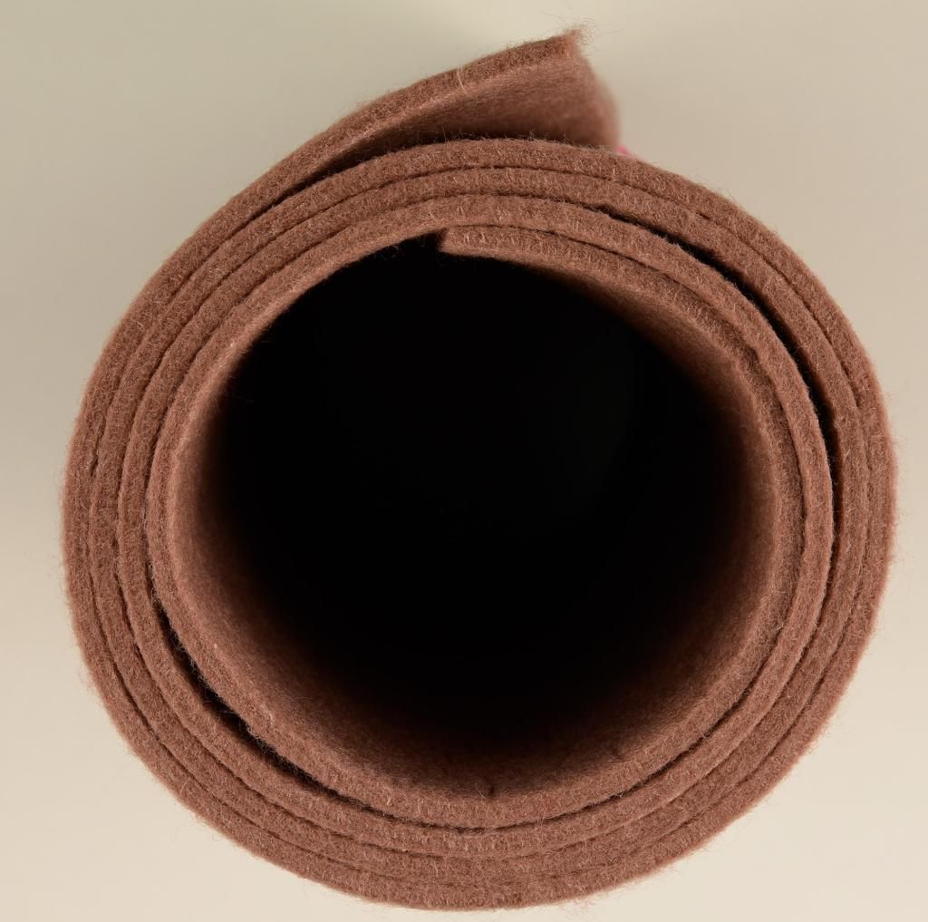 Bastelfilz CARSTEN Haut uni, Deko, Basteln, Handwerk, Weihnachtsfilz, ca. 670 g/m², ca. 0,25 m lang, ca. 0,45 m breit, ca. 4-5 mm stark, Stoffe Me...