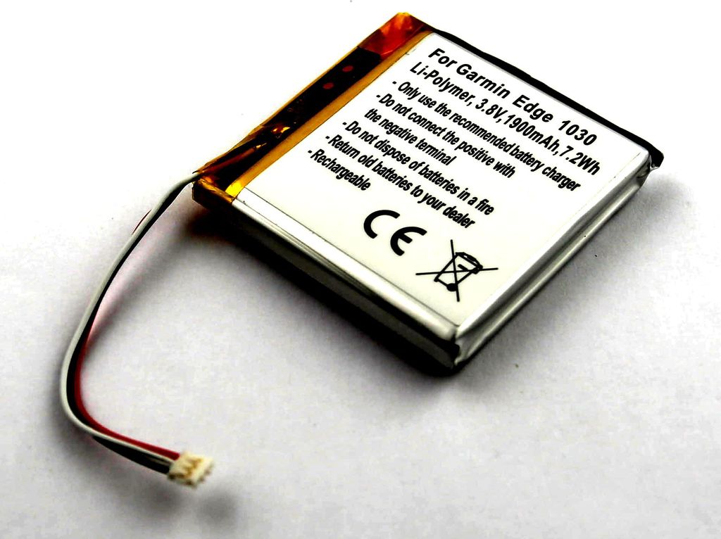 Akku für Garmin Edge 1030 ersetzt 361-00105-00 Li-Polymer, 3,8V, 1900mAh