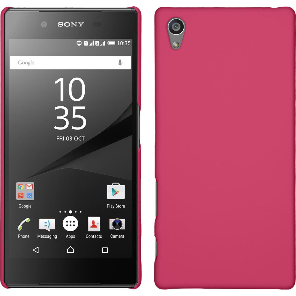 PhoneNatic Case kompatibel mit Sony Xperia Z5 - Hülle pink Produktbild 