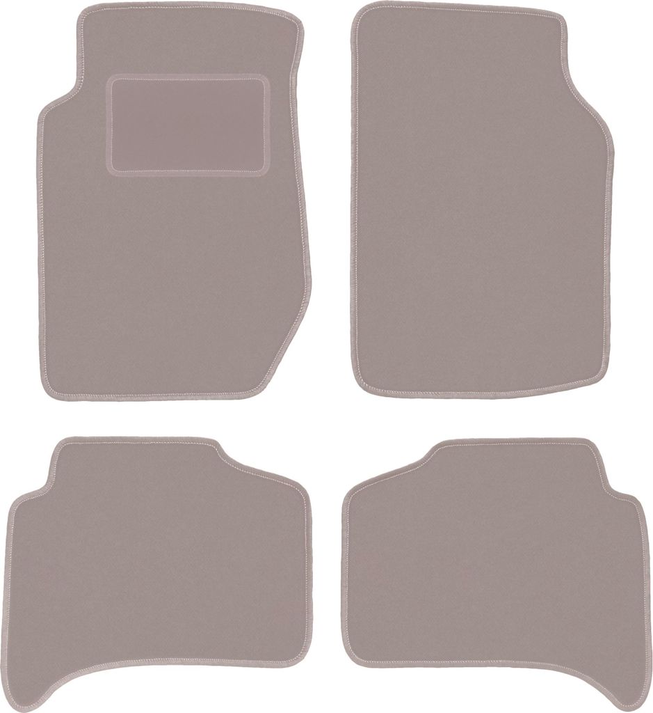 Velours-Autoteppiche für: Kia Sportage und SUV (1995-2004) Beige
