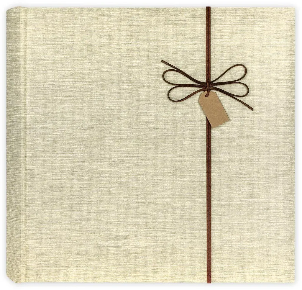 Album Photo Anti-Jaunissement 32x32 cm avec Protection Pergamine A