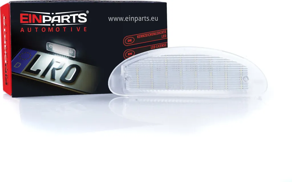Éclairage de plaque LED anti-erreur CANBUS blanc froid pour Renault