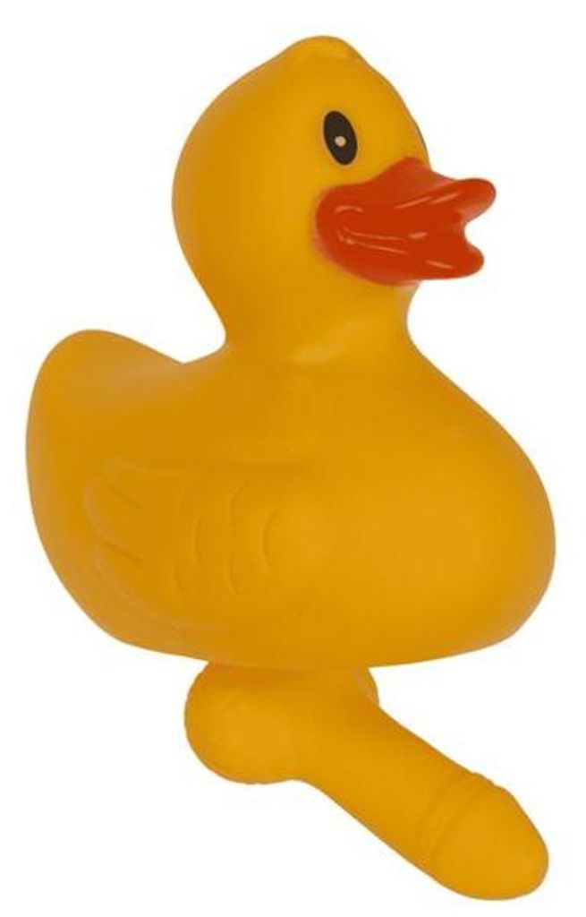 Badeente Willy gelb Vinyl 7 cm Produktbild 
