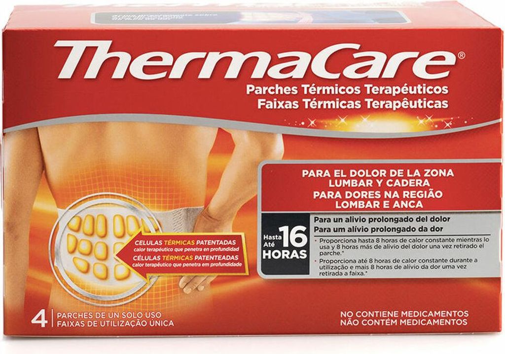 Thermacare Heatwraps für unteren Rücken und Hüfte, 4 Immagine del prodotto 