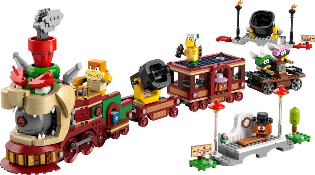 LEGO Super Mario ElBowser Express Zug - Interaktives Produktbild 