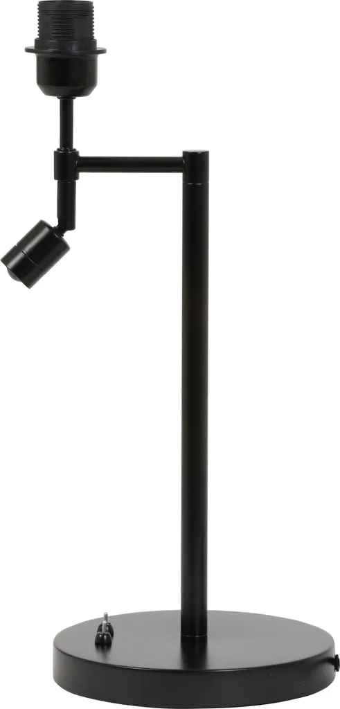 Lampe à poser Montana Noir Métal Light & Living 1708258 Douille E27