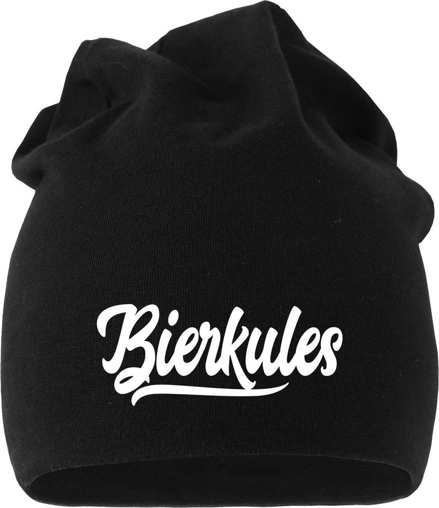 Jersey Beanie Damen Ginderella Wodkahontas Trinkerbell Alkohol Glühwein Mütze Moonworks Bierkules schwarz unisize