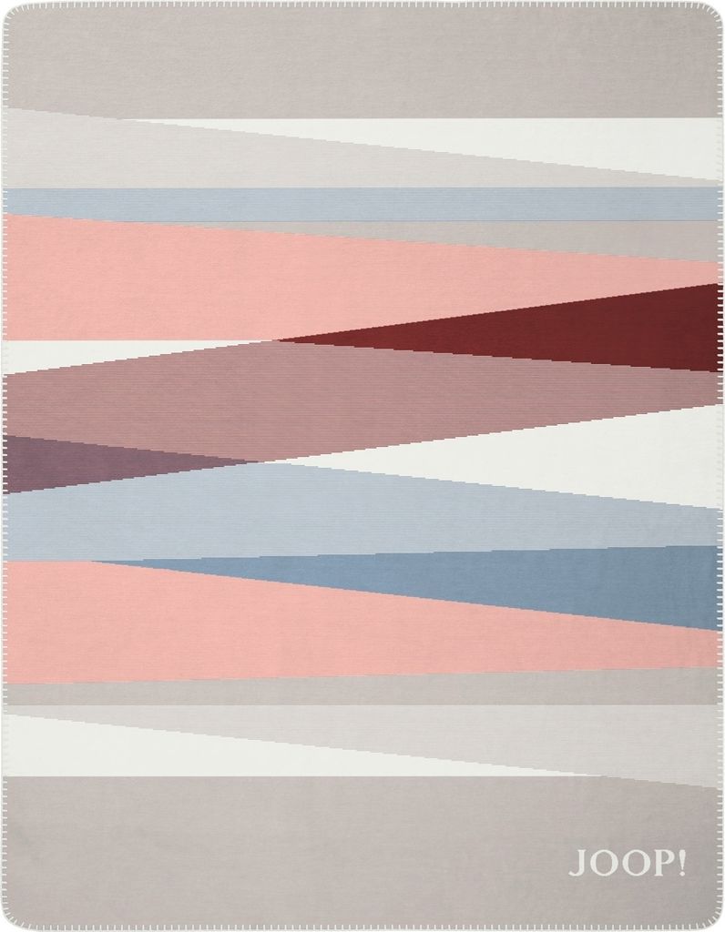 JOOP! Plaid Vivid mit Zierstich Größe 150x200cm Farbe Pastel