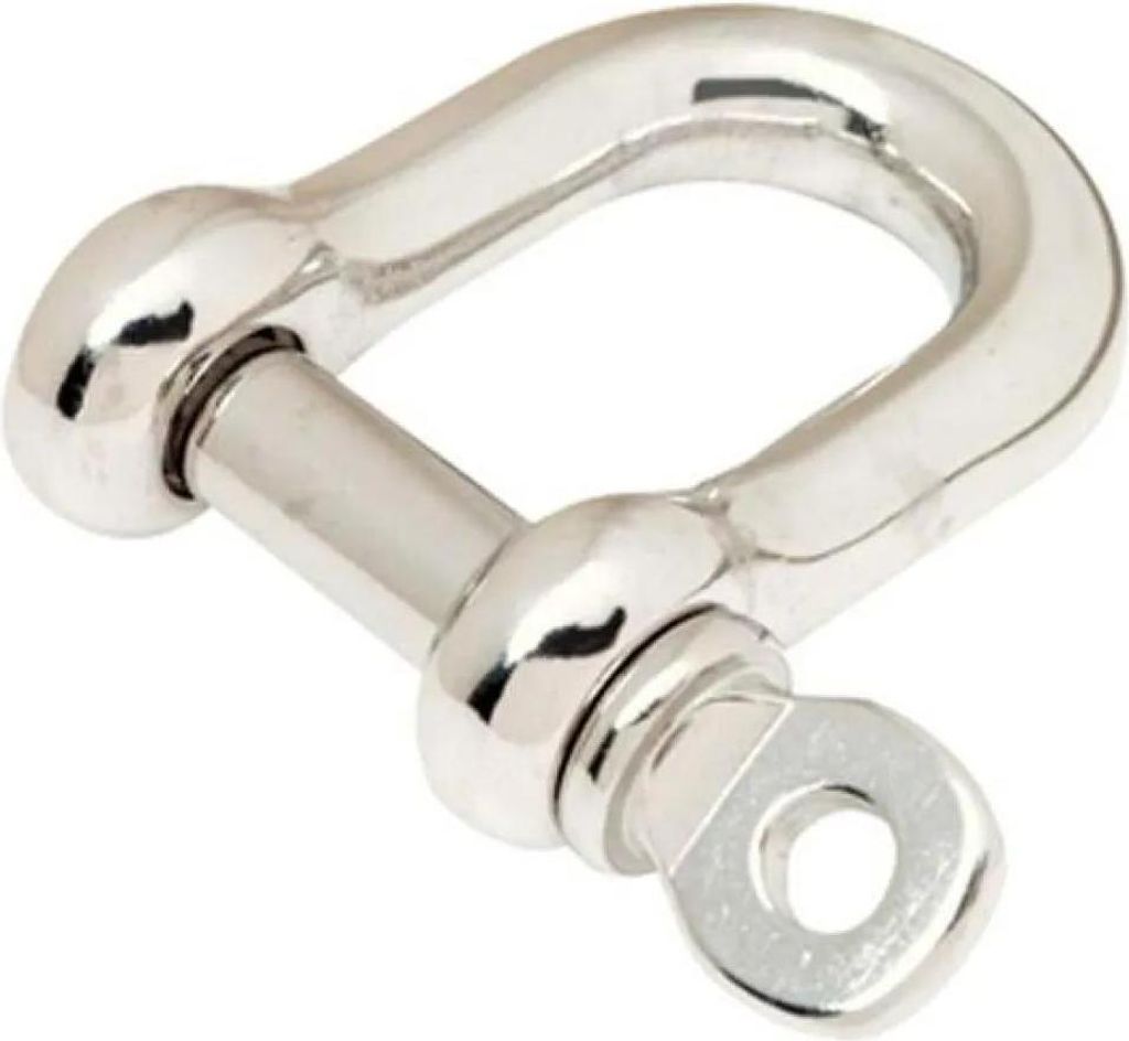 Seachoice D Anchor Schäkel Silber 6 mm Silber 6 mm