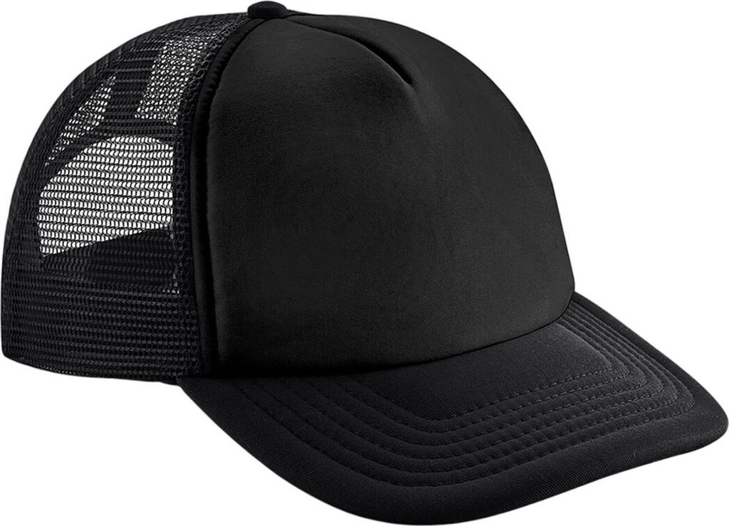 Beechfield - Trucker Cap Snapback PC7043 (Einheitsgröße) (Schwarz)