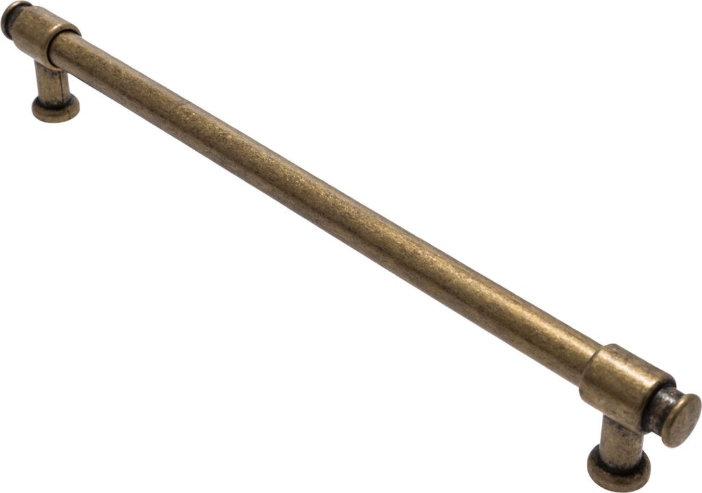 Möbelgriff BA 192mm, Küchengriff Altmessing, Schrankgriff antik