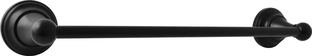 Trend Bagno 2026: Porta asciugamani Morava Retro Nero Opaco 55cm