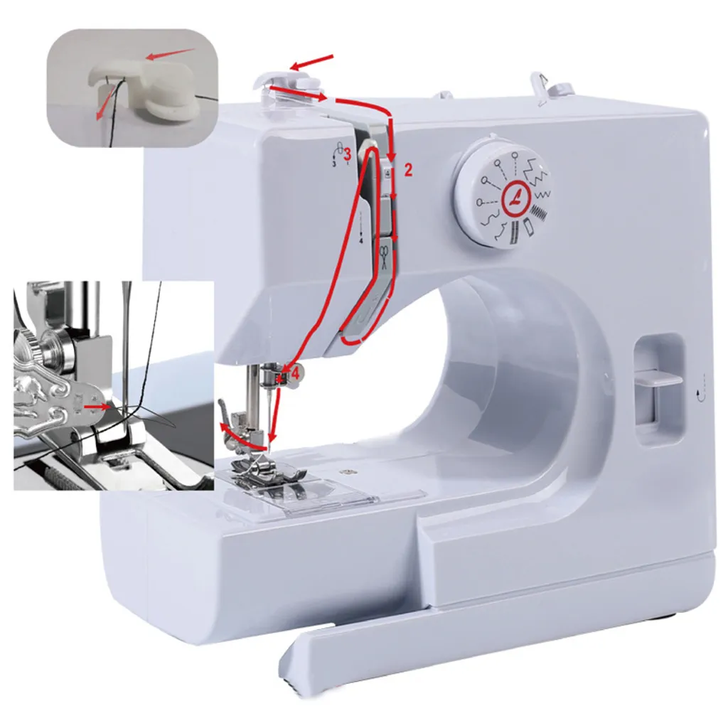 Machine à coudre 12 points avec bras libre et kit de couture complet - 2