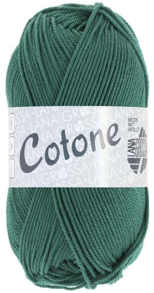 Lana Grossa Cotone 079 Blaugrün 50g Produktbild 