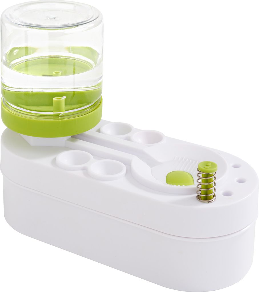 VBS Pinselwascher mit cleverem Selbstreinigungssystem und 250 ml Wasserbehälter