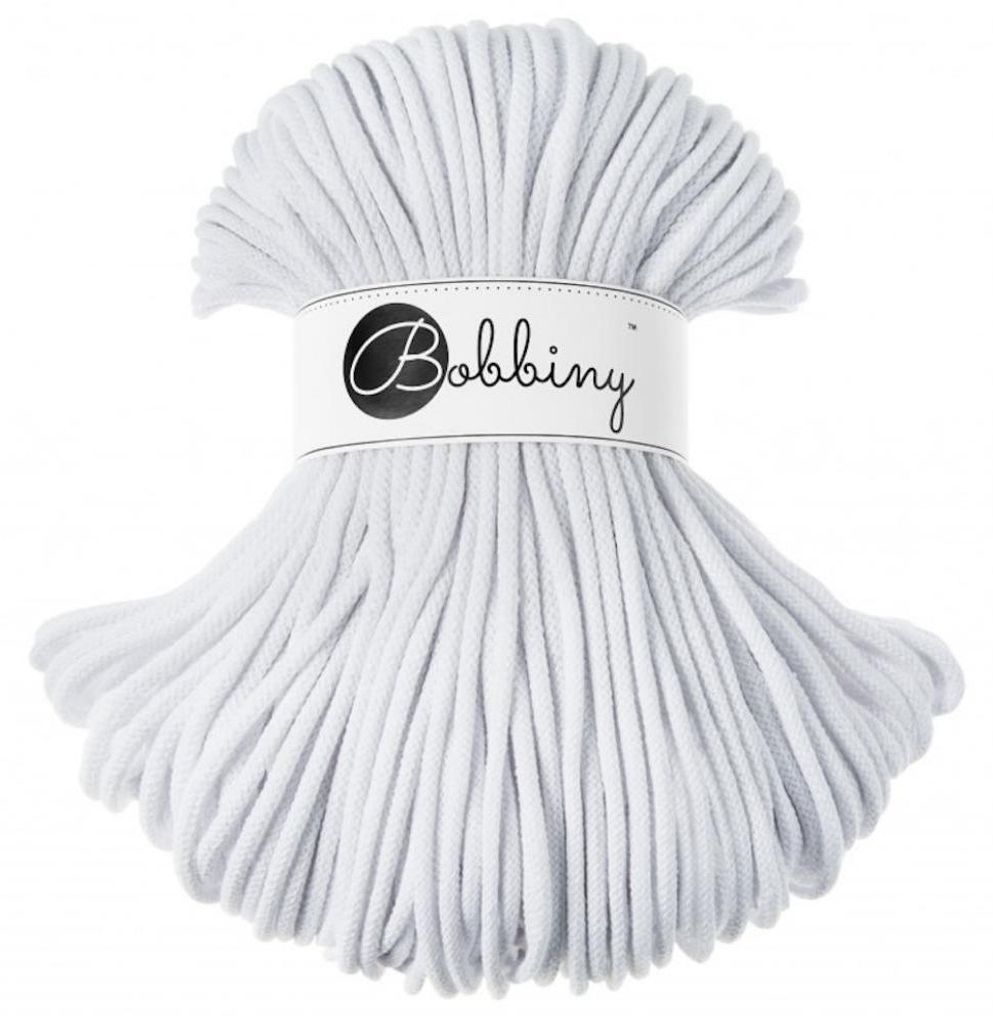 Premium White Baumwolle Kordels 5mm 100m Produktbild 