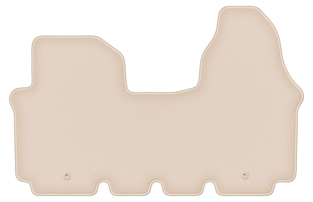 DURBAN Beige Velours-Fußmatten vorne für Renault Trafic II Transporter (2001-2014)
