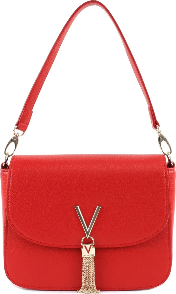 Petit Sac à Main Rouge Divina Valentino Bags : Bandoulière Bijou Chic