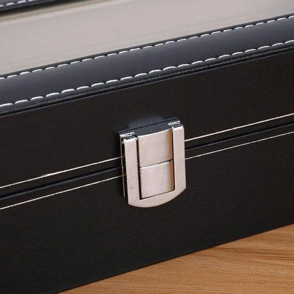 Coffret montre en cuir haute qualité et velours doux pour rangement sûr