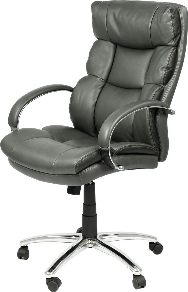 byLIVING Chefsessel Paul-XXL, Drehstuhl mit gepolsterten Armlehnen und Wippmechanik, Schreibtischstuhl bis 150 kg belastbar